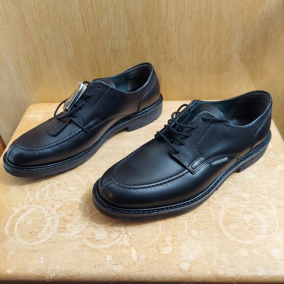 Mephisto Phoebus Men\'s US 10 Goodyear Welt Black Leather Captoe Oxford Shoes NWT main image 4